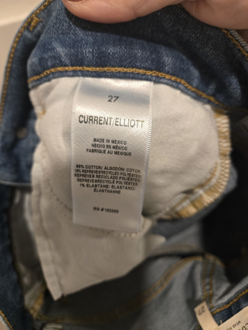 Current/Elliott The Boulevard Misty Boot Cut Jeans | Size 27 - Picture 6 of 6
